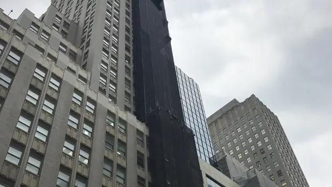 Facade elevation on a Local Law 11 program, 5 85th Avenue, New York