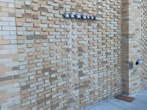 Brick and masonry work on an elevation in Far Rockaway, New York