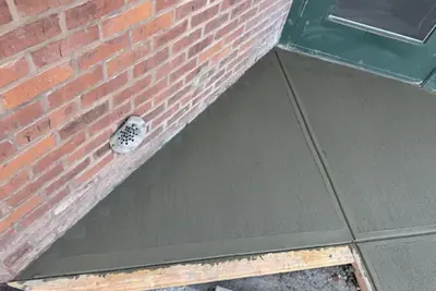 Sidewalk corner brick, sidewalk and curb work in New York